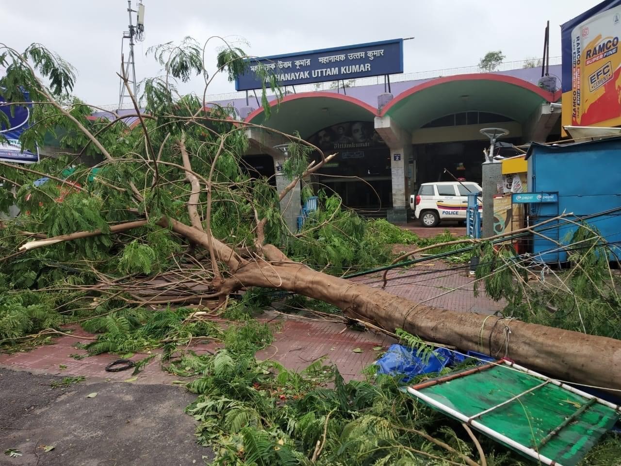 El ciclón AmFun pasó sobre el delta del Ganges y Kolkata